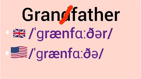 how to pronounce grandfather|How to pronounce GRANDFATHER in English 